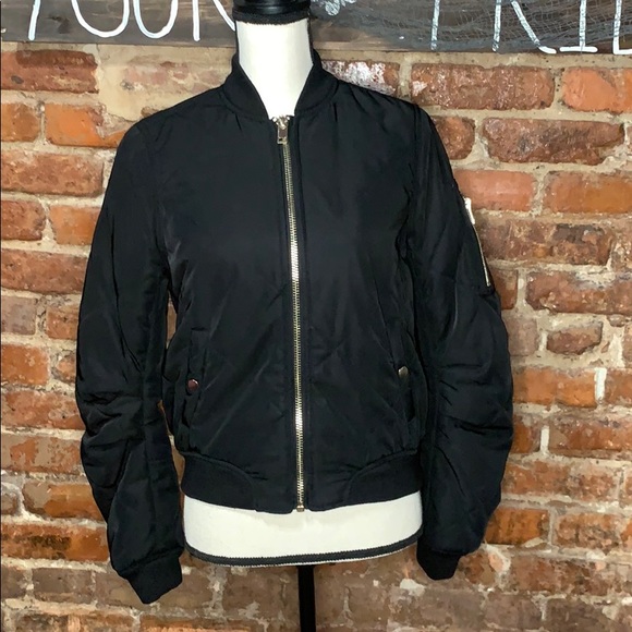 Romeo & Juliet Couture Jackets & Blazers - Romeo + Juliet Bomber Jacket Black USS